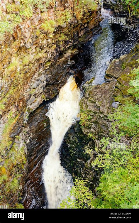 Corrieshalloch Gorge Braemore Junction Scotland The Abhainn Droma River