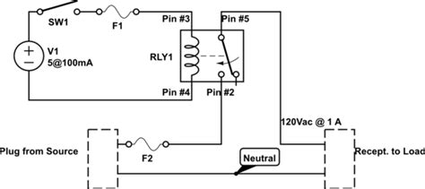 8 Pin Relay Holding Circuit Wiring Draw And Schematic