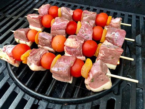 Brochette de canard abricot au barbecue