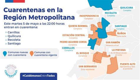 Necesitamos que ese 60% de la comuna que hoy está con cuarentena lo mantengamos. #QuédateEnCasa: nuevas comunas se suman a la cuarentena a ...