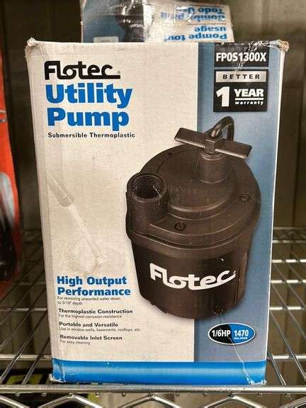 Flotec Utility Pumps 2pcs Tmc Auction