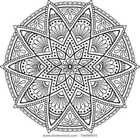 Mandala, fleur, fleurs, méditation, adultes, spirituel, bouddhisme. Trouvez des images de stock de Figure Mandala Coloring ...