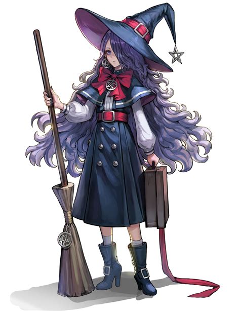 Anime Witch Fantasy Character Design Witch Characters