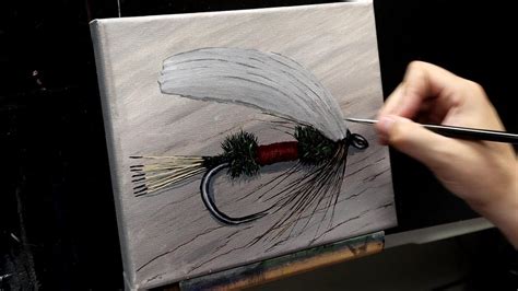 How To Paint A Royal Coachman Fly Fishing Wetfly Painting Flyfishing