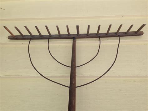 Early 1900s Antique Wood Hay Rake Shaker Amish Style Etsy How To