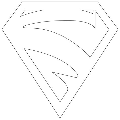 Supergirl Logo Outline By Mr Droy On Deviantart