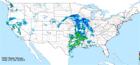 Weather Radar Map Of United States - Map Of Northeast United States