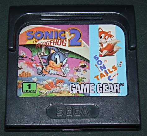 Sega Game Gear Sonic The Hedgehog 2 Sonic Tails Game Only Video