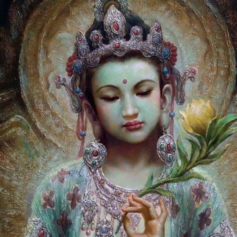 Kwan Yin Godin Godess Compassie Divine Feminine Buddhist Art Kuan