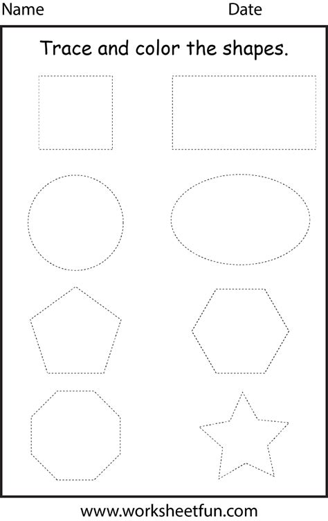 shapes worksheet preschool | Preschool Skills | Pinterest | Shapes worksheets, Worksheets and Shapes
