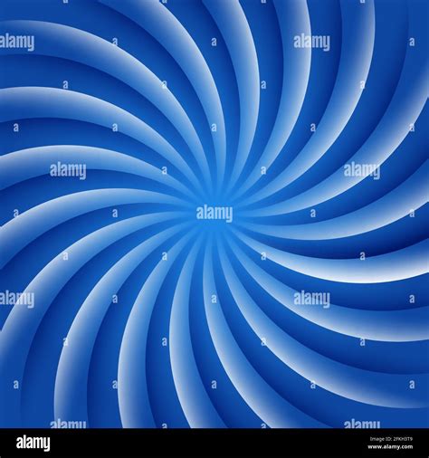 Blue And White Rotating Hypnosis Spiral Optical Illusion Hypnotic