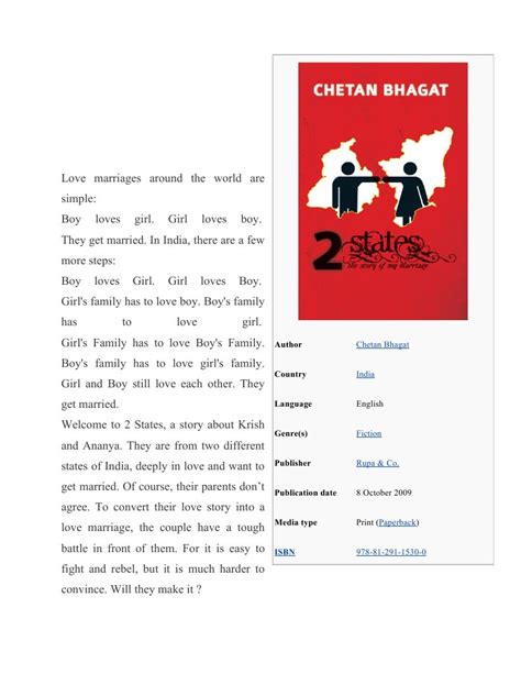 2 States Chetan Bhagat Pdf Novels Books