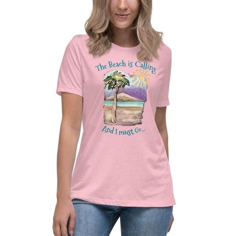 Summer Beach Tshirt Beach Is Calling Cute Beachy Tee Etsy In 2020 Beach T Shirts T Shirts