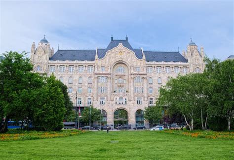 Gresham Palace In Budapest Hungary Editorial Image Image Of