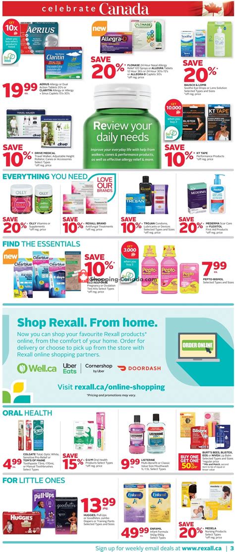Rexall Drug Store Canada Flyer Special Offer West June 24