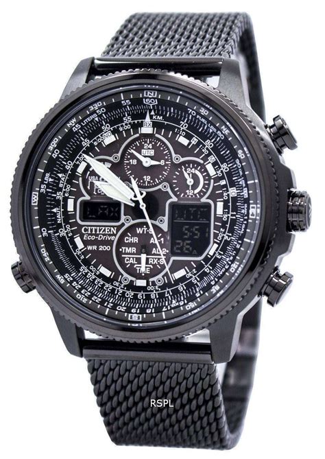 Citizen Navihawk A T Eco Drive Chronograph Jy8037 50e Mens Watch