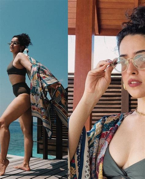 Sanya Malhotra Poses For Her Bikini Shoot Slays In Black