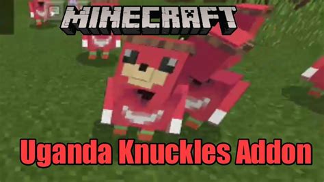Minecraft Ugandan Knuckles Addon Youtube