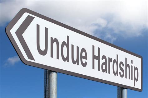 Undue Hardship Free Of Charge Creative Commons Highway Sign Image