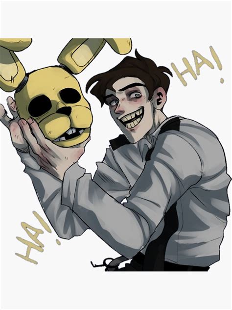 TRENDING Cool William Afton Fnaf Design Sticker For Sale By Valentines Redbubble