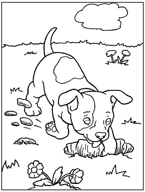 We have a great variety of dog pictures to color in a variety of settings. Free Printable Dog Coloring Pages For Kids