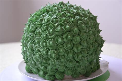 They have a spring effect that makes it look as if they are attacking you from nowhere. The Sugary Shrink: Cactus Cake...Sitting in the Desert/Dessert