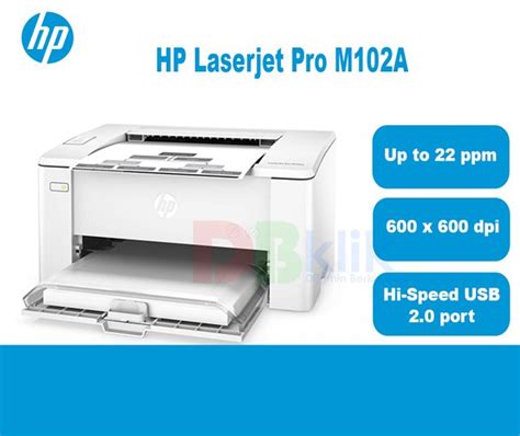 Download laserjet pro m102a here when you have troubled with driver. Jual Printer HP LaserJet Pro M102A di Lapak DBKlik | Bukalapak