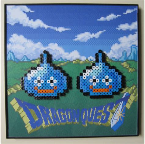 Perler Slimes From Dragon Quest By Dlugo1975 On Deviantart