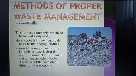 Steps And Methods Of Waste Management Youtube