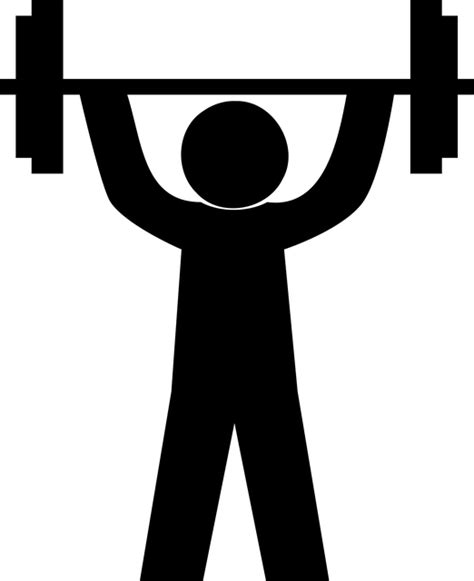 Gym Pictogram Athlete · Free vector graphic on Pixabay
