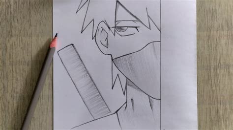 Como Dibujar A Kakashi Facil Paso A Paso Dibujar Anime How To