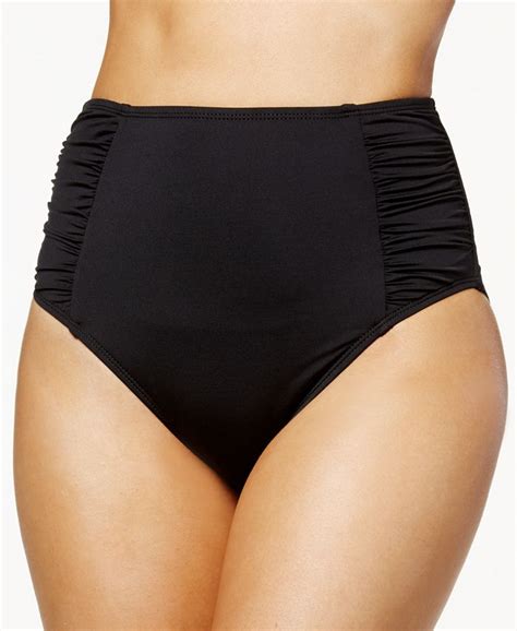 bar iii solid high waist bikini bottoms created for macy s macy s