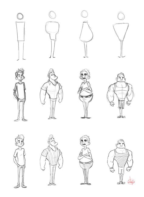 Character Shape Sketching 1 With Video Link