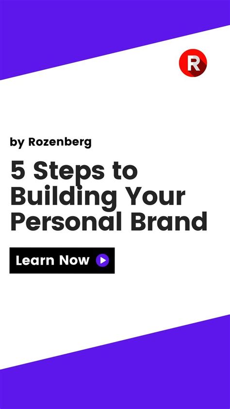 5 Steps To Building Your Personal Brand Personal Branding Learning