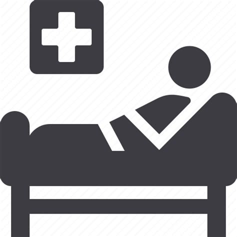 Hospital Bed Medical Care Medical Treatment Patient Icon
