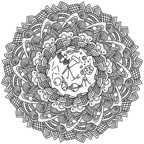 Mandala Universo Circulos Dibujo Dibujalia Dibujos Para My Xxx Hot Girl