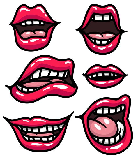 Vector File Vector Art Human Mouth Cartoon Mouths Cartoons Sexiz Pix