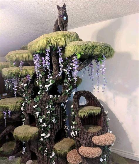 But that might not look so great in your living room, or give your cat such good. Look at this EPIC scratching post. | Cool cat trees, Diy ...