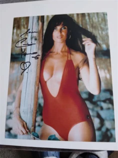 Caroline Munro Sexy Bond Girl Authentic Hand Signed 8x10 Autograph