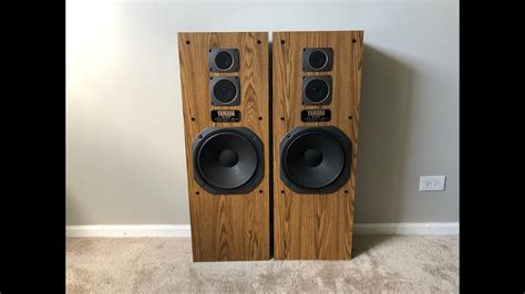 Yamaha Ns A570 3 Way Tower Home Floor Standing Speakers Youtube