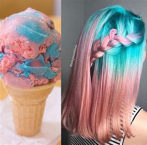Icecream Hair Styles Hair Inspiration Color Semi Permanent Hair Color