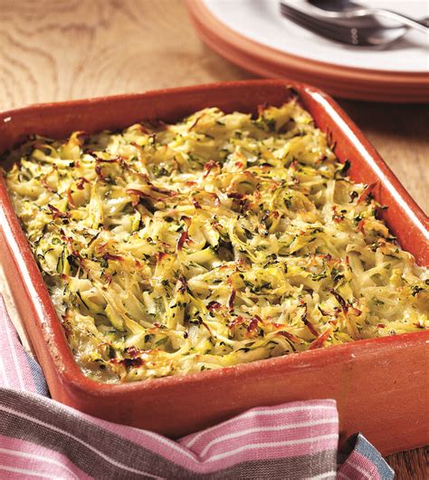 Grated Potato Zucchini And Onion Are Baked To Perfection In A Cheesy