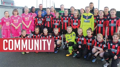 Community Girls And Ladies Football At Afc Bournemouth Youtube