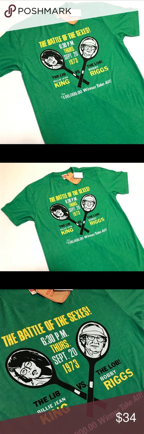 Homage The Battle Of The Sexes T Shirt Large Nwt • Homage The Battle Of The Sexes T Shirt