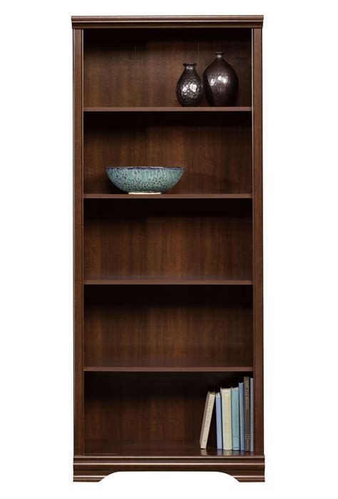 Sauder 5 Shelf Bookcase Select Cherry Finish 411897 Walmart Canada