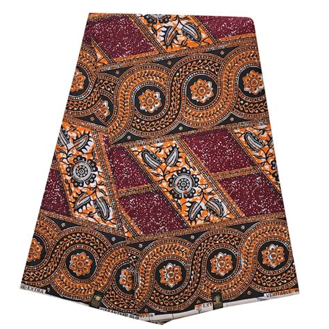 6 Yards African Print Fabric Ankara Fabric African Wax Print African