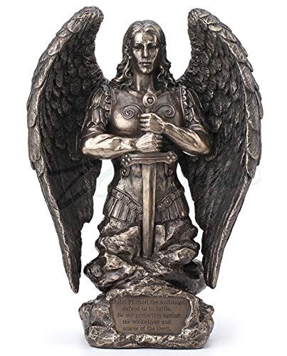 Buy Inch Saint Michael Prayer Monument Archangel Michael Statue San Miguel Arcangel Online At