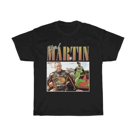 Mark Martin T Shirt Merch Race Car Driver