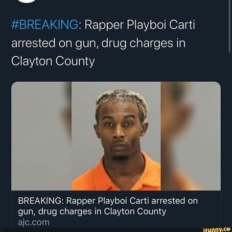 Breaking Rapper Playboi Carti Arrested On Gun Drug Charges In