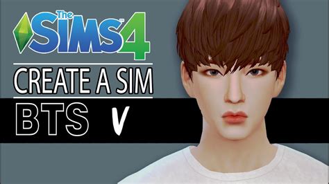 Bts The Sims 4 V Kim Taehyung Create A Sim 심즈4 방탄소년단 뷔 김태형